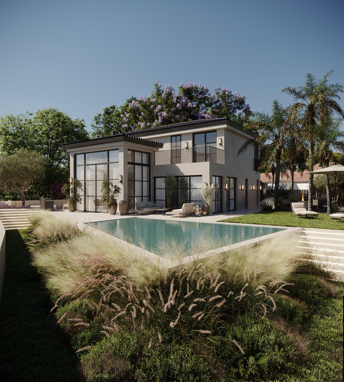 Villa Fairway exterior render, La Cala Golf, Mijas